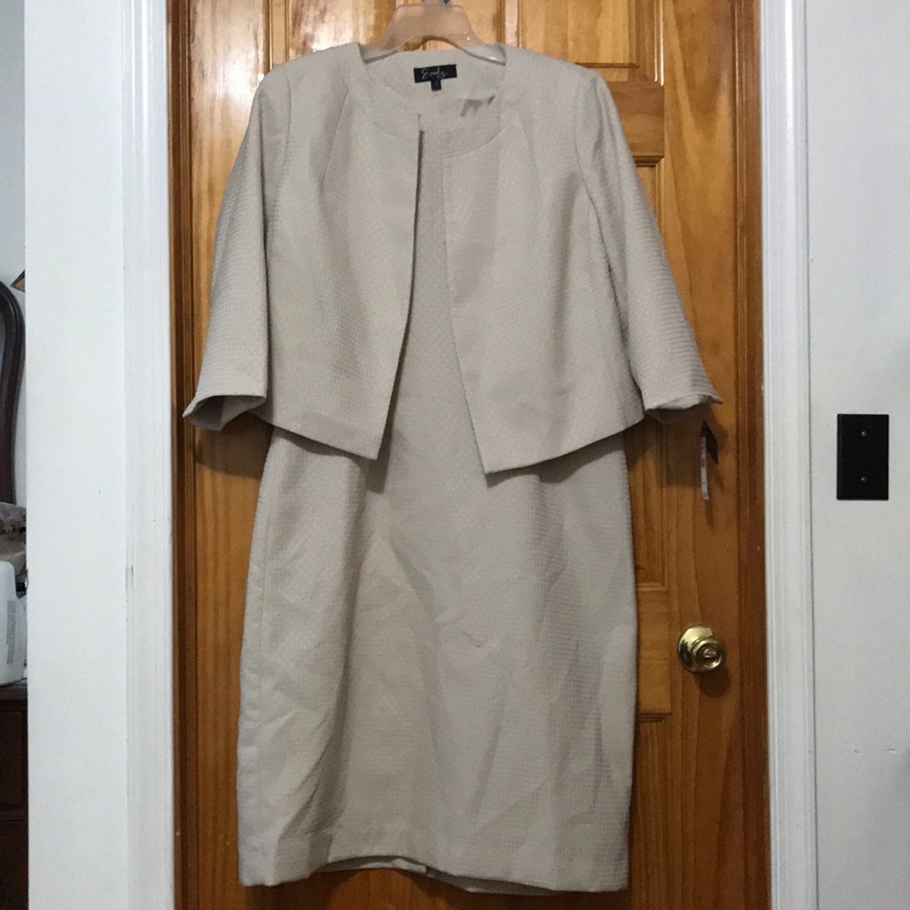 Two piece mid length dress